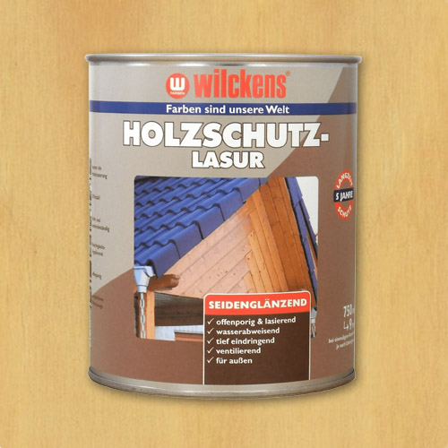 Holzschutzlasur Wilckens kiefer 750ml Lasur Holz Wetter Schutz 