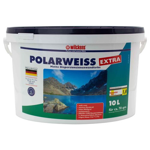 Wilckens Innenfarbe Polarweiss extra Weiß Wandfarbe 10 L