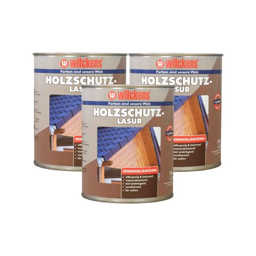 Holzschutzlasur Wilckens 7 Farben 750ml Lasur Holz Wetter Schutz 