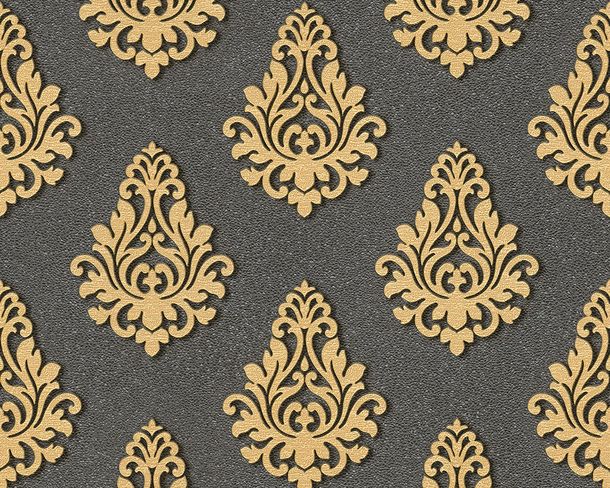 Article picture Wallpaper baroque textured black Gloss Architects Paper 95981-5