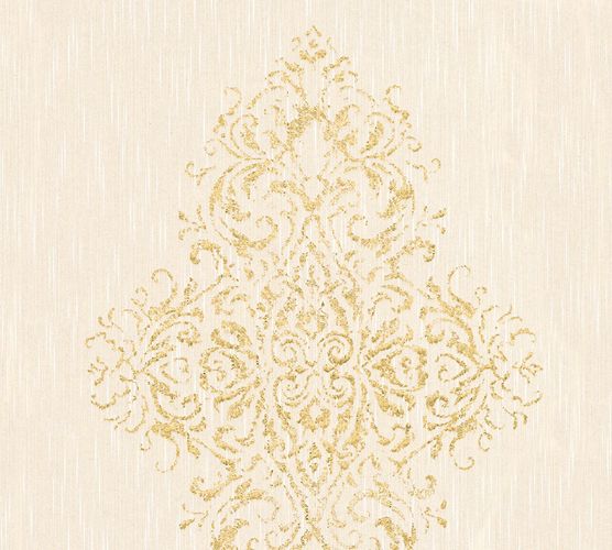 Article picture Wallpaper textile baroque cream gloss 31945-2 Architects Paper