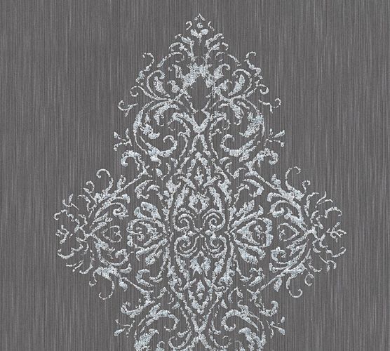 Roll picture Wallpaper textile baroque anthracite 31945-4 Architects Paper