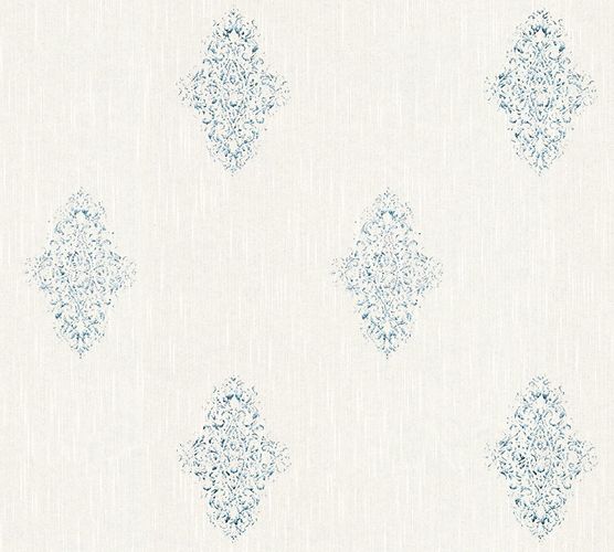 Article picture Wallpaper textile ornaments white gloss 31946-1 Architects Paper