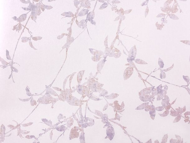 Article picture Wallpaper leaves purple gloss Fuggerhaus Secret Garden 4808-22