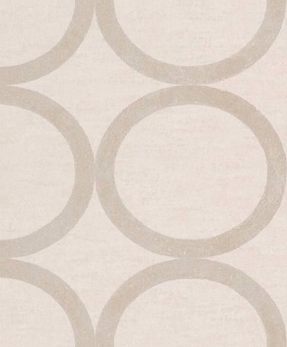 Article picture Wallpaper Aristide Rasch Textil circle cream gloss 228167