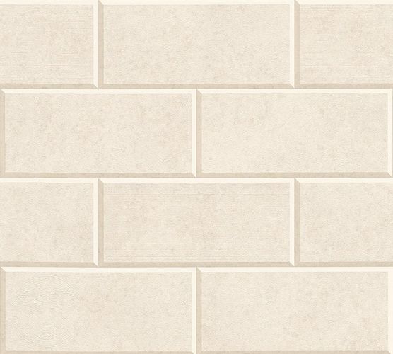 Wallpaper Versace Home 3D tiles cream beige beige Versace 34322-5