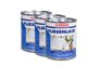 Set of 3 Buckets Wilckens Tiles Varnish White Paint Roller | 24m² 2