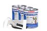 Set of 3 Buckets Wilckens Tiles Varnish White Paint Roller | 24m² 4