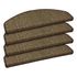 Sisal Stair Treads Graphite stair mat 28x65cm 2