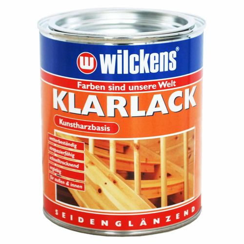 Klarlack transparent Lack Wilckens transparent seidenglänzend 375 ml