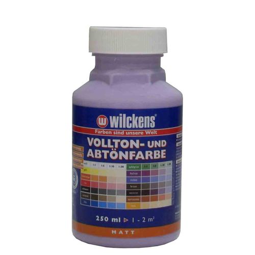 Abtönfarbe Volltonfarbe Wilckens Matt Mischfarbe 250ml violett