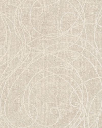 Article picture Wallpaper Marburg Merino ornament beige silver gloss 59104