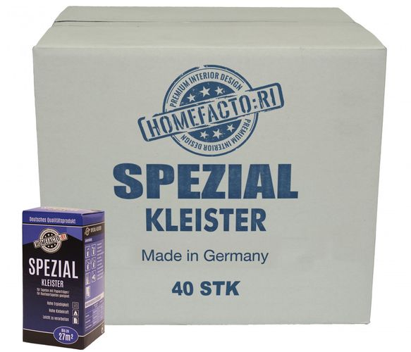 40x Spezial Kleister für Papier Vinyl Raufaser Tapeten 8kg