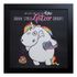 Chubby Unicorn Mural Glitter Bad Unicorn Picture 50x50cm 1