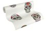 Example picture Non-woven Wallpaper death head Sugar Skull white colourful 35847-2 2