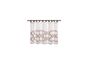 Half Drape Window Curtain graphic semi-transparent white beige 50x140cm 5989-22 1