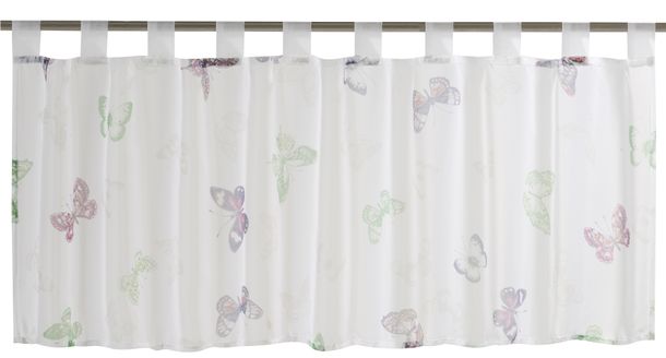 Scheibengardine Farfalla transparent Floral bunt 198442