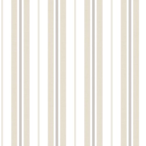 Wallpaper Kids striped beige grey Rasch Textil Favola 303231