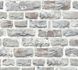 Wallpaper bricks stone design grey Neue Bude 2.0 36140-3 1