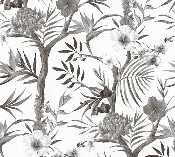 Wallpaper floral blossom black white Neue Bude 2.0 36202-2