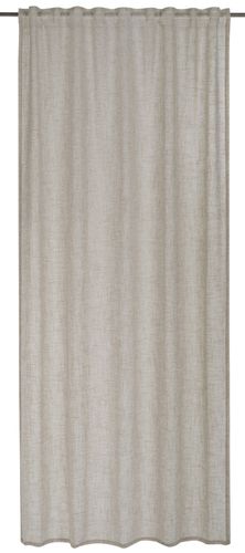 Picture Babara Schöneberger Loop Curtain Uni textured taupe 140x255cm