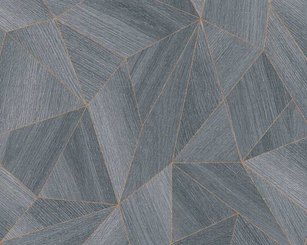 Wallpaper Daniel Hechter 3D geometric anthracite 36133-3