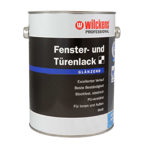 Professional 2in1 Türen & Fensterlack Wilckens Lackfarbe weiß 2,5 L glanz