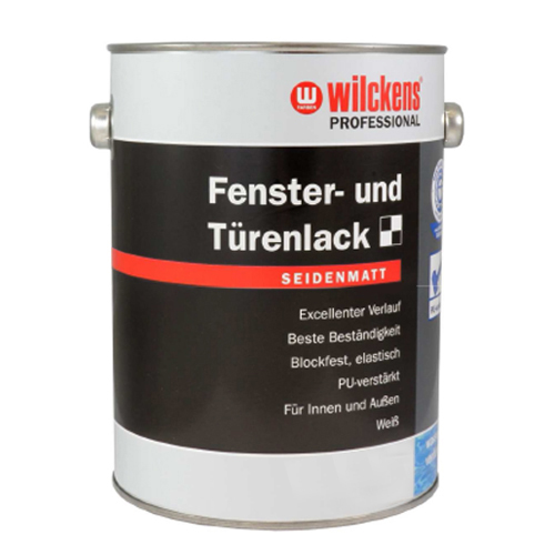 Professional 2in1 Türen & Fensterlack Wilckens Lackfarbe weiß 2,5 L seidenmatt