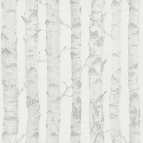 Article picture Wallpaper child Non-Woven Trees Birch light grey white 138944