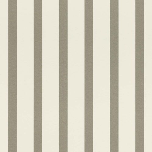 Wallpaper Striped white silver Metallic Rasch Textil 289762