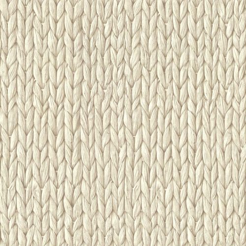 Artikelbild Tapete Vlies Geflecht Tau Retro beige Rasch Texti Boho Chic 48699