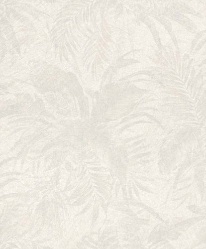 Article Image Wallpaper Non-Woven Leaves grey-white Glitter Rasch Textil 229157