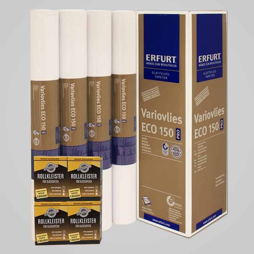 4x Lining Paper Erfurt EcoVlies EV150 | Wallpaper Paste