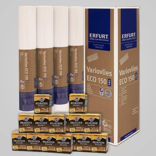 16x Lining Paper Erfurt EcoVlies EV150 | Wallpaper Paste