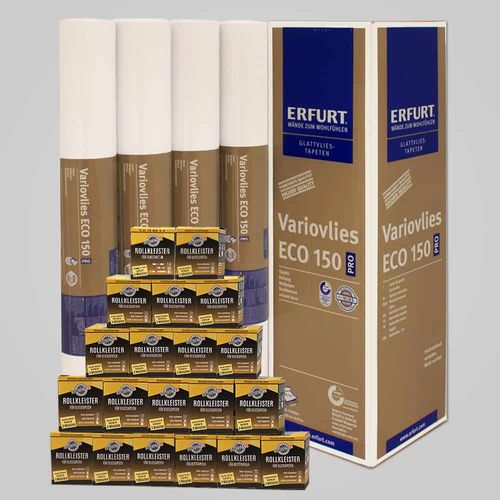 20x Lining Paper Erfurt EcoVlies EV150 | Wallpaper Paste