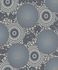 Article picture Non woven wallpaper ornaments blue gloss Rasch 759051 1