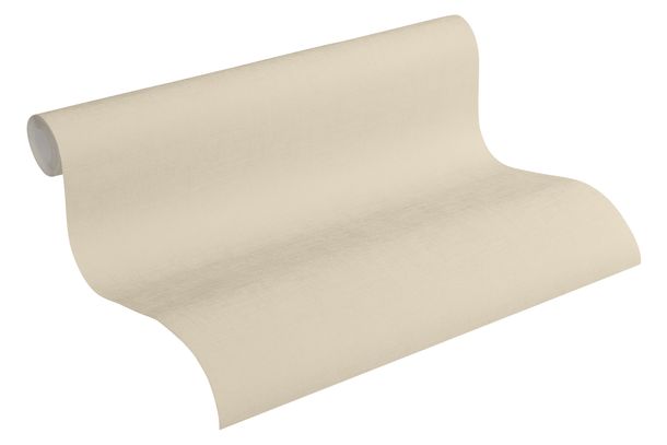 Wallpaper non-woven 36725-3 plain structured beige 