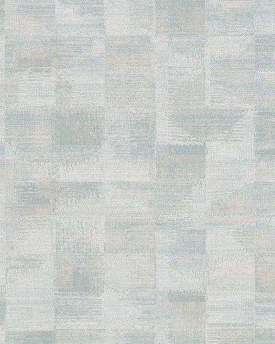 Artikelbild Tapete Abstrakt Kacheln 31219 blau beige 