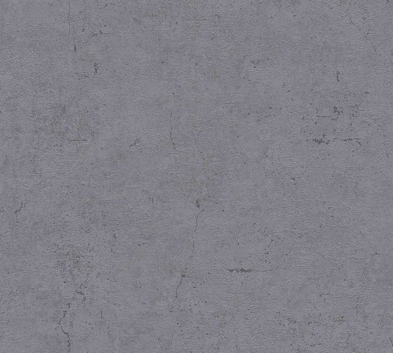 Non-Woven Wallpaper Concrete grey anthracite gloss 36911-5