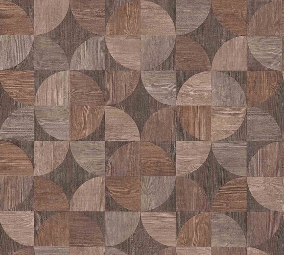 Non-Woven Wallpaper Wood Retro brown 36913-1