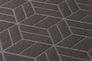 Non-Woven Wallpaper Graphic Cubes brown black Glitter 3