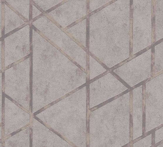 Vliestapete Beton Grafik grau beige Glanz 36928-2