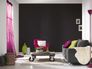 Non-Woven Wallpaper Uni Textile Look black 36932-2 3