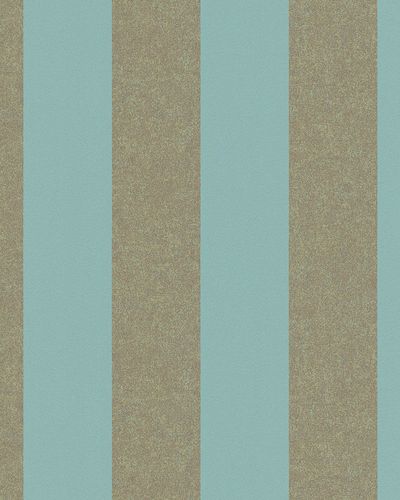 Artikelbild Tapete Vlies Streifen blau gold 31326