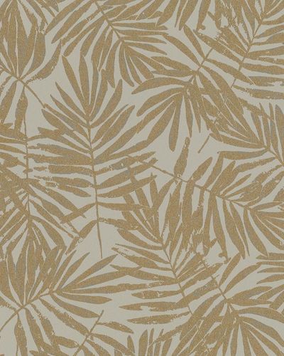 Artikelbild Tapete Vlies Blätter braungrau 31316