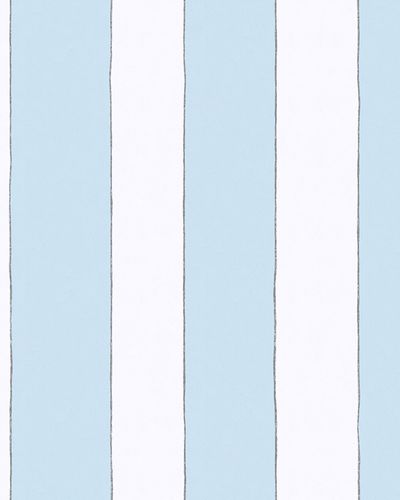 Photo Kids Wallpaper Wide Stripes blue white 31102