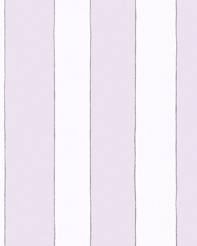 Picture Kids Wallpaper Wide Stripes pink white 31103