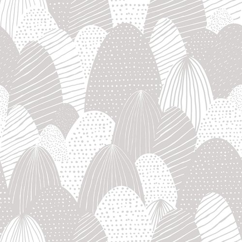 Kids Wallpaper eatser eggs light grey white 005425