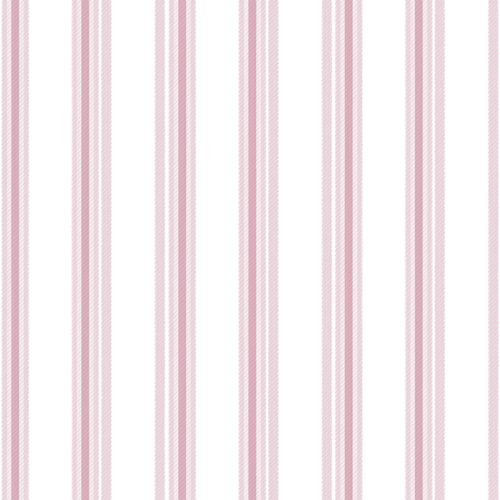 Kids Wallpaper stripped white pink Babylandia 005434