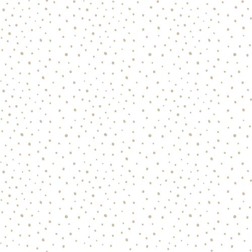 Kids Wallpaper dots white beige Babylandia 005451